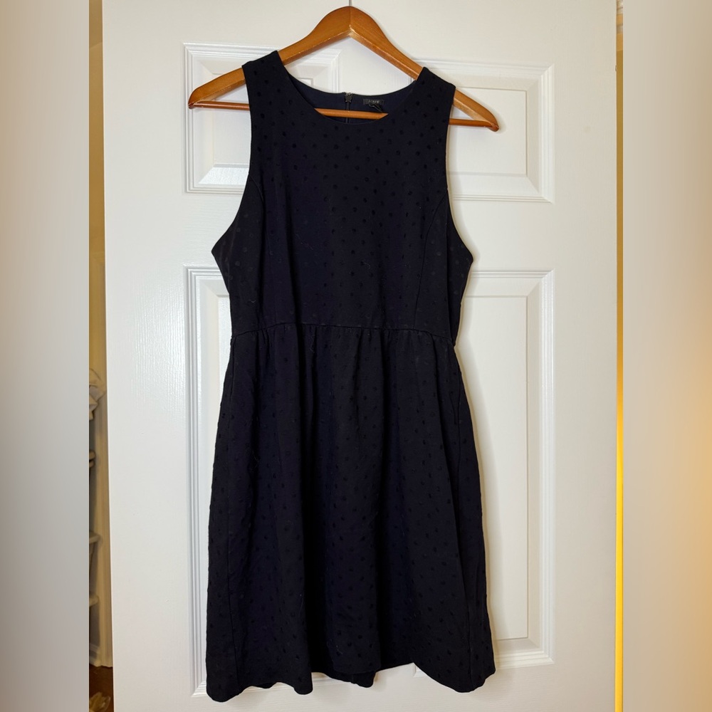 J. Crew Navy sleeveless Dress - Size L